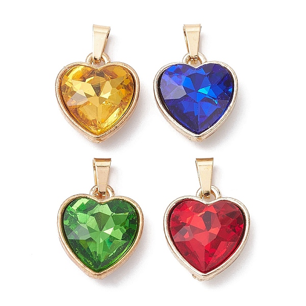 PandaHall 4Pcs 4 Colors Faceted Glass Pendant, with 304 Stainless Steel Findings, Mixed Color, 16.5x14x6mm, Hole: 6x3mm, 1Pc/color Stainless..., Multicolor
PandaHall 4Pcs 4 Colors Faceted Glass Pendant, with 304 Stainless Steel Findings, Mixed Color, 16.5x14x6mm, Hole: 6x3mm, 1Pc/color Stainless..., Multicolor