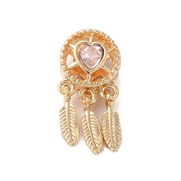 PandaHall Rack Plating Alloy Rhinestone European Beads, Cadmium Free & Nickel Free & Lead Free, Large Hole Beads, Woven Net/Web with Feather..., Pink
PandaHall Rack Plating Alloy Rhinestone European Beads, Cadmium Free & Nickel Free & Lead Free, Large Hole Beads, Woven Net/Web with Feather..., Pink