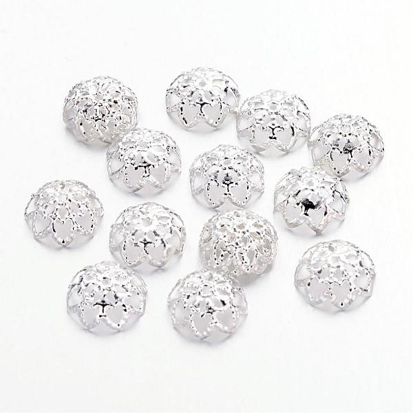 PandaHall Iron Fancy Bead Caps, Flower, Silver Color Plated, 9x4mm, Hole: 1mm, about 100pcs/10g Iron Silver
PandaHall Iron Fancy Bead Caps, Flower, Silver Color Plated, 9x4mm, Hole: 1mm, about 100pcs/10g Iron Silver