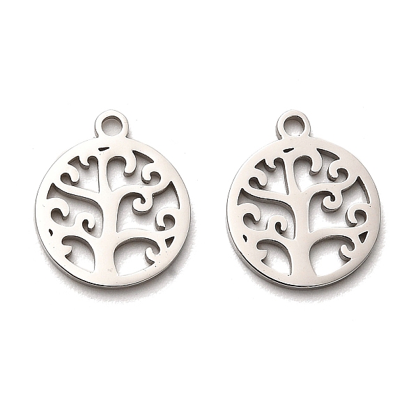 PandaHall 316 Surgical Stainless Steel Pendants, Laser Cut, Tree of Life Charm, Stainless Steel Color, Flat Round, 15x12.5x1mm, Hole: 1.6mm...
PandaHall 316 Surgical Stainless Steel Pendants, Laser Cut, Tree of Life Charm, Stainless Steel Color, Flat Round, 15x12.5x1mm, Hole: 1.6mm...