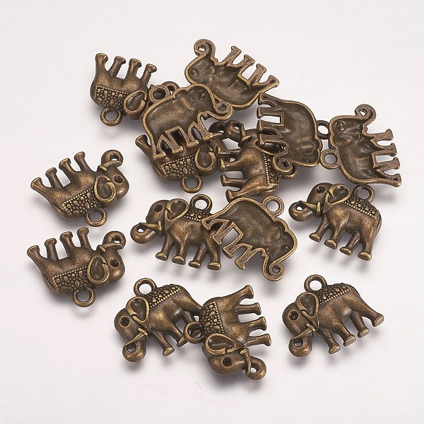 PandaHall Tibetan Style Alloy Charms Pendants, Cadmium Free & Nickel Free & Lead Free, Elephant, Antique Bronze, 15x17x3mm, Hole: 2mm Alloy...
PandaHall Tibetan Style Alloy Charms Pendants, Cadmium Free & Nickel Free & Lead Free, Elephant, Antique Bronze, 15x17x3mm, Hole: 2mm Alloy...
