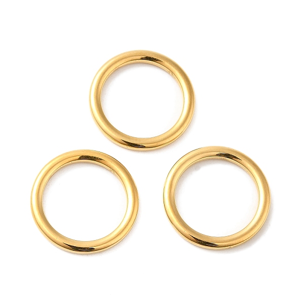 PandaHall 201 Stainless Steel Linking Rings, Round Ring, Real 18K Gold Plated, 17x2mm, Inner Diameter: 13mm 201 Stainless Steel Ring
PandaHall 201 Stainless Steel Linking Rings, Round Ring, Real 18K Gold Plated, 17x2mm, Inner Diameter: 13mm 201 Stainless Steel Ring