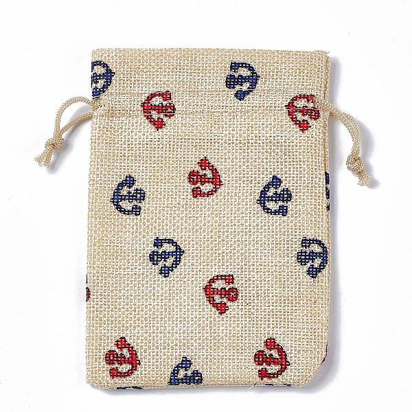 PandaHall Burlap Packing Pouches Drawstring Bags, Rectangle, Navajo White, Anchor & Helm, 13.5~14x10x0.35cm Burlap Anchor & Helm
PandaHall Burlap Packing Pouches Drawstring Bags, Rectangle, Navajo White, Anchor & Helm, 13.5~14x10x0.35cm Burlap Anchor & Helm