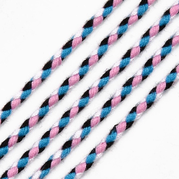 PandaHall Polyester Braided Cords, Dodger Blue, 2mm, about 100yard/bundle(91.44m/bundle) Polyester
PandaHall Polyester Braided Cords, Dodger Blue, 2mm, about 100yard/bundle(91.44m/bundle) Polyester