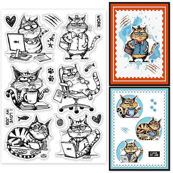 PandaHall Custom PVC Plastic Clear Stamps, for DIY Scrapbooking, Photo Album Decorative, Cards Making, Cat Shape, 160x110x3mm Plastic Cat...
PandaHall Custom PVC Plastic Clear Stamps, for DIY Scrapbooking, Photo Album Decorative, Cards Making, Cat Shape, 160x110x3mm Plastic Cat...