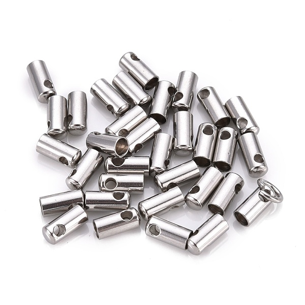 PandaHall 201 Stainless Steel Cord Ends, End Caps, Column, Stainless Steel Color, 8x3.5mm, Hole: 1.6mm, Inner Diameter: 3mm 201 Stainless...
PandaHall 201 Stainless Steel Cord Ends, End Caps, Column, Stainless Steel Color, 8x3.5mm, Hole: 1.6mm, Inner Diameter: 3mm 201 Stainless...