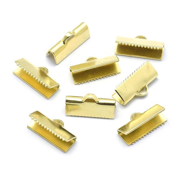 PandaHall Brass Ribbon Crimp Ends, Lead Free & Cadmium Free & Nickel Free, Raw(Unplated), 15x8mm, Hole: 1.5x3mm Brass
PandaHall Brass Ribbon Crimp Ends, Lead Free & Cadmium Free & Nickel Free, Raw(Unplated), 15x8mm, Hole: 1.5x3mm Brass
