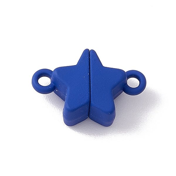 PandaHall Star Alloy Magnetic Clasps, for Pendants Necklaces Making, Blue, 11x16x6mm, Hole: 1.5mm Alloy Star Blue
PandaHall Star Alloy Magnetic Clasps, for Pendants Necklaces Making, Blue, 11x16x6mm, Hole: 1.5mm Alloy Star Blue