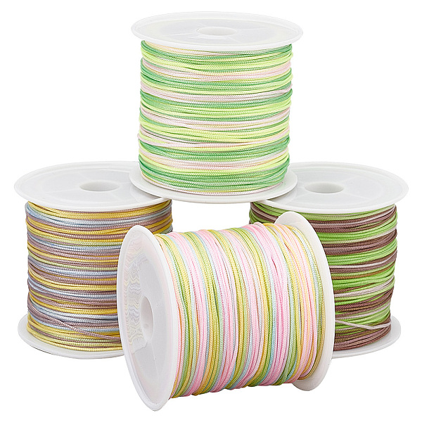 PandaHall PH 216 Yards Nylon String 0.8mm Beading Thread Segment Dyed Bracelet String Chinese Knotting Cord Lanyard Thread for Friendship..., Multicolor
PandaHall PH 216 Yards Nylon String 0.8mm Beading Thread Segment Dyed Bracelet String Chinese Knotting Cord Lanyard Thread for Friendship..., Multicolor