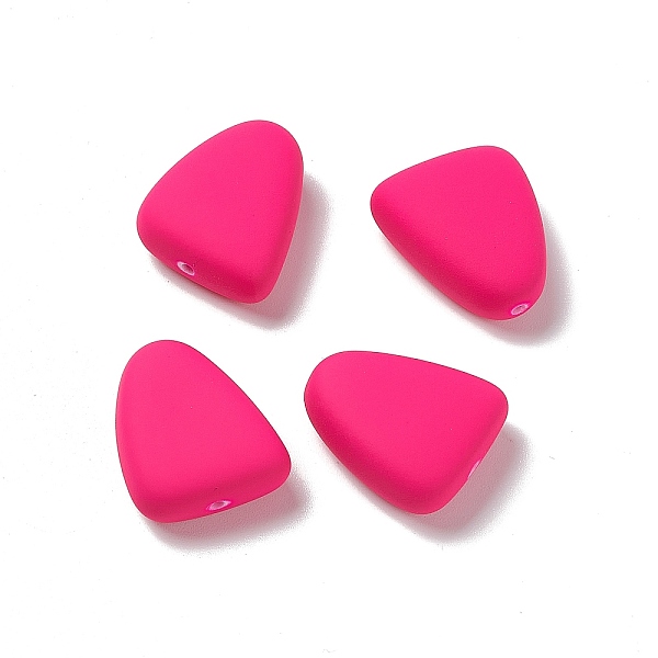PandaHall Rubberized Style Acrylic Beads, Triangle, Deep Pink, 23x19.5x9.5mm, Hole: 1.6mm, about 153pcs/500g Acrylic Triangle
PandaHall Rubberized Style Acrylic Beads, Triangle, Deep Pink, 23x19.5x9.5mm, Hole: 1.6mm, about 153pcs/500g Acrylic Triangle