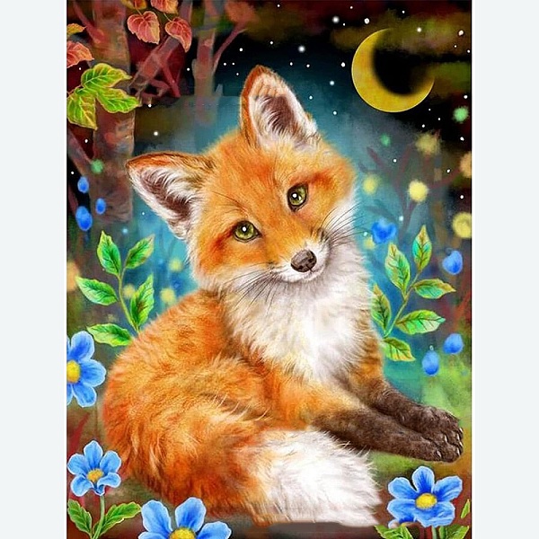 PandaHall DIY Fox Pattern Diamond Painting Kits, with Resin Rhinestones, Diamond Sticky Pen, Tray Plate and Glue Clay, Orange Red, 400x300mm...
PandaHall DIY Fox Pattern Diamond Painting Kits, with Resin Rhinestones, Diamond Sticky Pen, Tray Plate and Glue Clay, Orange Red, 400x300mm...