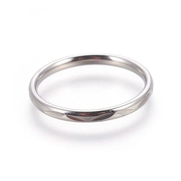 PandaHall 304 Stainless Steel Finger Rings, Stainless Steel Color, Size 8, 18.2mm 304 Stainless Steel
PandaHall 304 Stainless Steel Finger Rings, Stainless Steel Color, Size 8, 18.2mm 304 Stainless Steel