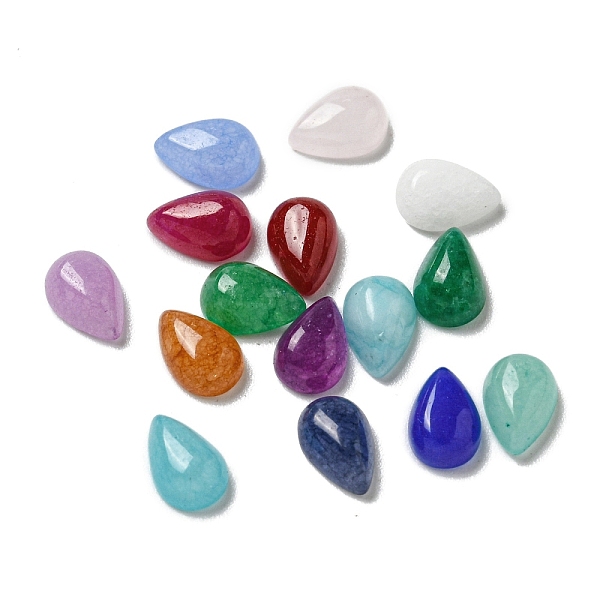 PandaHall Dyed Natural White Jade Cabochons, Teardrop, Mixed Color, 6x4x2.5mm White Jade Teardrop
PandaHall Dyed Natural White Jade Cabochons, Teardrop, Mixed Color, 6x4x2.5mm White Jade Teardrop