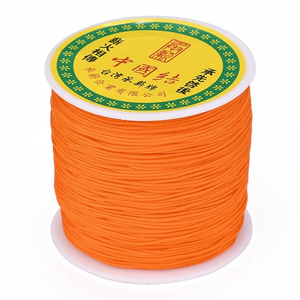 PandaHall Braided Nylon Thread, Chinese Knotting Cord Beading Cord for Beading Jewelry Making, Dark Orange, 0.8mm, about 100yards/roll Nylon...
PandaHall Braided Nylon Thread, Chinese Knotting Cord Beading Cord for Beading Jewelry Making, Dark Orange, 0.8mm, about 100yards/roll Nylon...