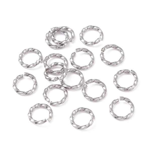 PandaHall 304 Stainless Steel Jump Rings, Open Jump Rings, Twisted, Stainless Steel Color, 8x1.2mm, Inner Diameter: 5.5~6mm 304 Stainless...
PandaHall 304 Stainless Steel Jump Rings, Open Jump Rings, Twisted, Stainless Steel Color, 8x1.2mm, Inner Diameter: 5.5~6mm 304 Stainless...