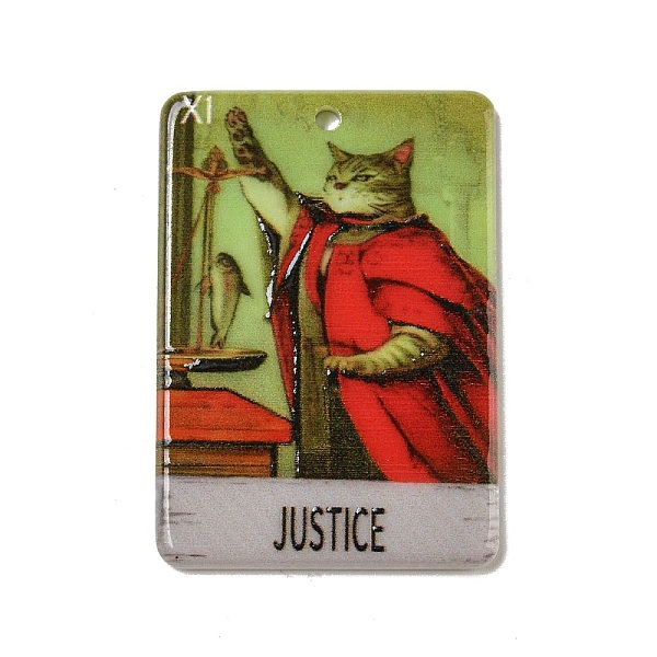 PandaHall Acrylic Pendants, Rectangle with Tarot, Cat Shape, 38.5x27x2mm, Hole: 1.8mm Acrylic Cat Shape
PandaHall Acrylic Pendants, Rectangle with Tarot, Cat Shape, 38.5x27x2mm, Hole: 1.8mm Acrylic Cat Shape