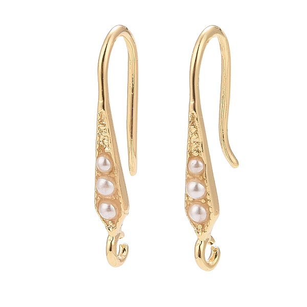 PandaHall Rack Plating Brass Earring Hooks, with Acrylic & Vertical Loop, Cadmium Free & Lead Free & Nickle Free, Light Gold, 21.5x3mm, Hole..., White
PandaHall Rack Plating Brass Earring Hooks, with Acrylic & Vertical Loop, Cadmium Free & Lead Free & Nickle Free, Light Gold, 21.5x3mm, Hole..., White