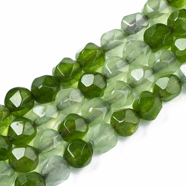 PandaHall Natural White Jade Beads Strands, Dyed, Faceted, Star Cut Round Beads, Olive Drab, 8x7~7.5mm, Hole: 1mm, about 47pcs/strand, 14.17...
PandaHall Natural White Jade Beads Strands, Dyed, Faceted, Star Cut Round Beads, Olive Drab, 8x7~7.5mm, Hole: 1mm, about 47pcs/strand, 14.17...