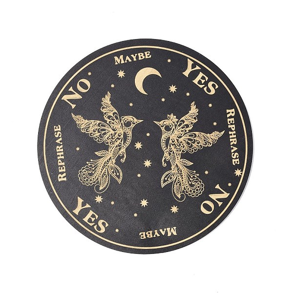 PandaHall Wooden Carved Cup Mats, Heat Resistant Pot Mats, Tarot Theme Pendulum Board, for Home Kitchen, Flat Round, Bird Pattern, 150x3mm..., Black
PandaHall Wooden Carved Cup Mats, Heat Resistant Pot Mats, Tarot Theme Pendulum Board, for Home Kitchen, Flat Round, Bird Pattern, 150x3mm..., Black
