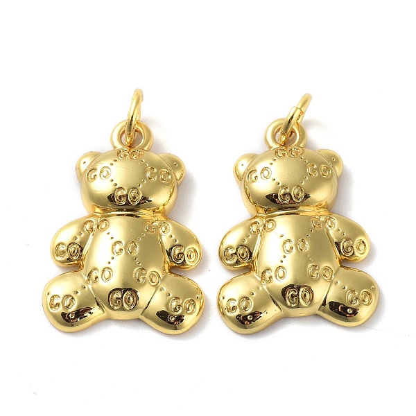 PandaHall Brass Pendants, Long-Lasting Plated, with Jump Ring, Bear, Real 18K Gold Plated, 20x14x3mm, Jump Ring: 5x1mm, Inner Diameter: 3mm...
PandaHall Brass Pendants, Long-Lasting Plated, with Jump Ring, Bear, Real 18K Gold Plated, 20x14x3mm, Jump Ring: 5x1mm, Inner Diameter: 3mm...
