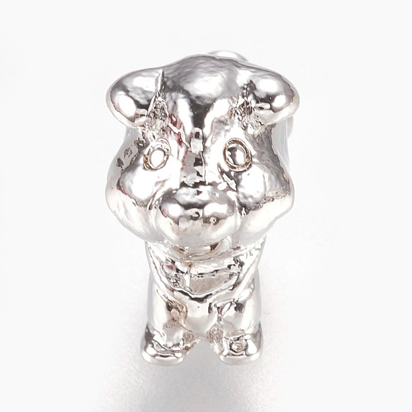 PandaHall Alloy Beads, Twelve Chinese Zodiac Signs, Real Platinum Plated, Piggy Charms, 9.5~13.5x6~14x12~16mm, Hole: 3mm Alloy Pig
PandaHall Alloy Beads, Twelve Chinese Zodiac Signs, Real Platinum Plated, Piggy Charms, 9.5~13.5x6~14x12~16mm, Hole: 3mm Alloy Pig