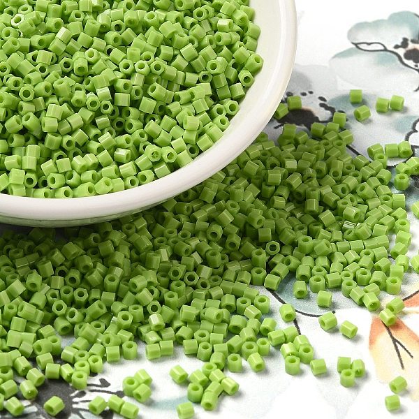 PandaHall Opaque Glass Seed Beads, Hexagon(Two Cut), Green Yellow, 2x1.5mm, Hole: 0.9mm Glass
PandaHall Opaque Glass Seed Beads, Hexagon(Two Cut), Green Yellow, 2x1.5mm, Hole: 0.9mm Glass