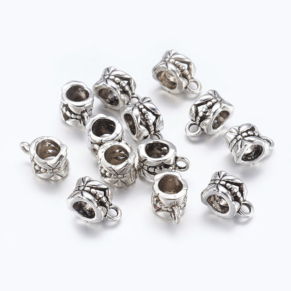 PandaHall Tibetan Style Hanger, Bail Beads, Cadmium Free & Nickel Free & Lead Free, Cup, Antique Silver, 11.5x6x8mm, Hole: 2mm, Inner...
PandaHall Tibetan Style Hanger, Bail Beads, Cadmium Free & Nickel Free & Lead Free, Cup, Antique Silver, 11.5x6x8mm, Hole: 2mm, Inner...