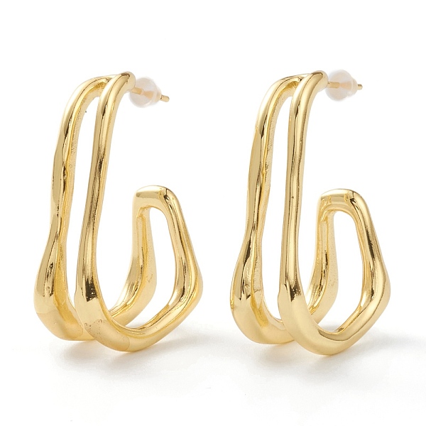 PandaHall Brass Half Hoop Earrings, with Steel Pin and Plastic Ear Nuts, Long-Lasting Plated, Real 18K Gold Plated, 32.5x20.5x10.5mm, Pin...
PandaHall Brass Half Hoop Earrings, with Steel Pin and Plastic Ear Nuts, Long-Lasting Plated, Real 18K Gold Plated, 32.5x20.5x10.5mm, Pin...