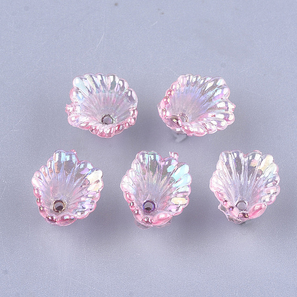 PandaHall Transparent Acrylic Bead Caps, AB Color, Flower, Pink, 10x12x12mm, Hole: 1.2mm, about 1960pcs/500g Acrylic Pink
PandaHall Transparent Acrylic Bead Caps, AB Color, Flower, Pink, 10x12x12mm, Hole: 1.2mm, about 1960pcs/500g Acrylic Pink