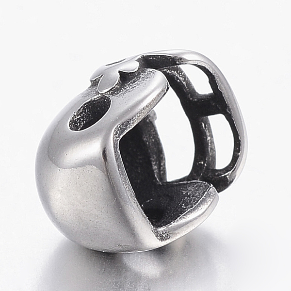 PandaHall 304 Stainless Steel Beads, Football Helmet, Antique Silver, 10x8x7mm, Hole: 2mm 304 Stainless Steel Others
PandaHall 304 Stainless Steel Beads, Football Helmet, Antique Silver, 10x8x7mm, Hole: 2mm 304 Stainless Steel Others