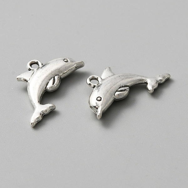 PandaHall Tibetan Style Alloy Pendants, Dolphin Charms, Antique Silver, 11.5x21x4mm, Hole: 1.5mm Alloy Dolphin
PandaHall Tibetan Style Alloy Pendants, Dolphin Charms, Antique Silver, 11.5x21x4mm, Hole: 1.5mm Alloy Dolphin