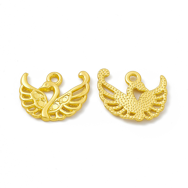 PandaHall Rack Plating Alloy Charms, Cadmium Free & Lead Free & Nickle Free, Swan Charms, Matte Gold Color, 14x18x1.8mm, Hole: 1.6mm Alloy...
PandaHall Rack Plating Alloy Charms, Cadmium Free & Lead Free & Nickle Free, Swan Charms, Matte Gold Color, 14x18x1.8mm, Hole: 1.6mm Alloy...