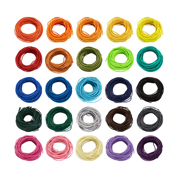 PandaHall Craftdady 25 Bundles 25 Colors Waxed Polyester Cord, Round, Mixed Color, 1mm, 15m/bundle, 1bundle/color Waxed Polyester Cord Round..., Multicolor
PandaHall Craftdady 25 Bundles 25 Colors Waxed Polyester Cord, Round, Mixed Color, 1mm, 15m/bundle, 1bundle/color Waxed Polyester Cord Round..., Multicolor