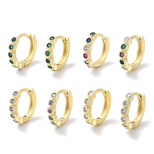 PandaHall Brass Pave Cubic Zirconia Hoop Earrings for Women, Real 18K Gold Plated, Mixed Color, 13.5x2.5mm Cubic Zirconia Multicolor
PandaHall Brass Pave Cubic Zirconia Hoop Earrings for Women, Real 18K Gold Plated, Mixed Color, 13.5x2.5mm Cubic Zirconia Multicolor