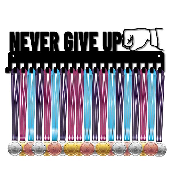 PandaHall CREATCABIN Never Give Up Medal Holder Display Hanger Rack Sports Metal Wall Mount with 20 Hooks Hang Over 60 Medals Champions...
PandaHall CREATCABIN Never Give Up Medal Holder Display Hanger Rack Sports Metal Wall Mount with 20 Hooks Hang Over 60 Medals Champions...