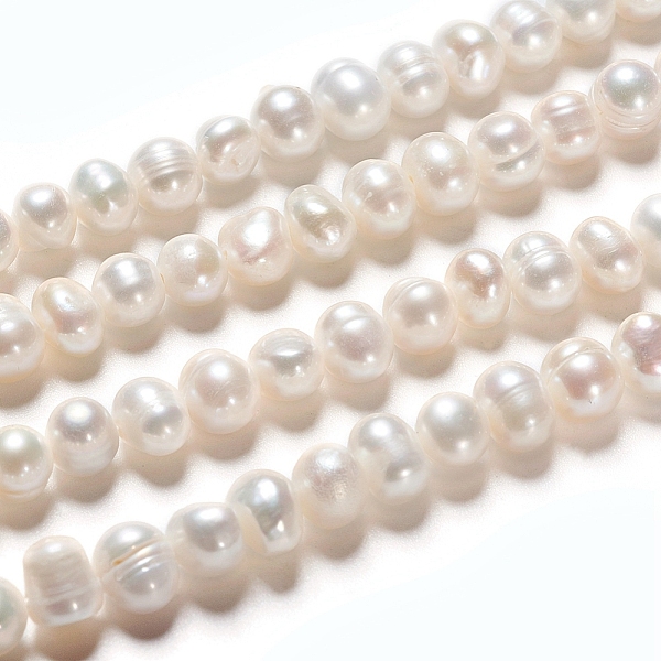 PandaHall Natural Cultured Freshwater Pearl Beads Strands, Rondelle, Antique White, 6~8x5~6mm, Hole: 0.6mm, about 31pcs/strand, 6.69 inch...
PandaHall Natural Cultured Freshwater Pearl Beads Strands, Rondelle, Antique White, 6~8x5~6mm, Hole: 0.6mm, about 31pcs/strand, 6.69 inch...