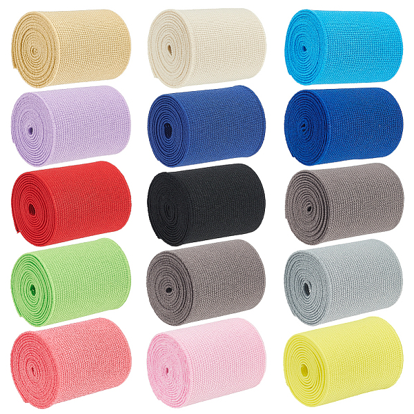 PandaHall BENECREAT 15M 15 Colors Polyester Flat Elastic Rubber Band, Webbing Garment Sewing Accessories, Mixed Color, 50mm, 1m/color..., Multicolor
PandaHall BENECREAT 15M 15 Colors Polyester Flat Elastic Rubber Band, Webbing Garment Sewing Accessories, Mixed Color, 50mm, 1m/color..., Multicolor