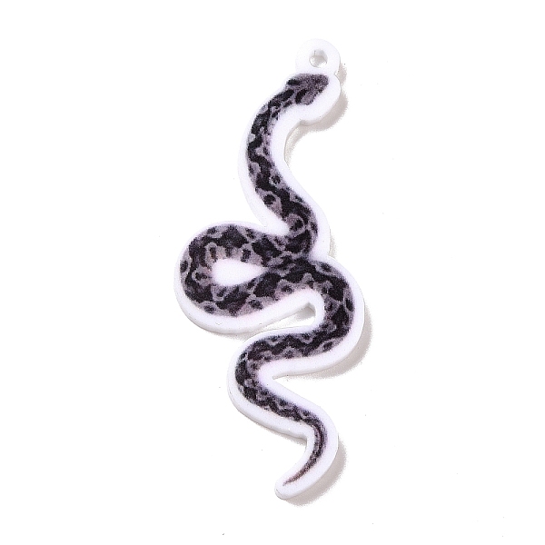 PandaHall Printed Opaque Acrylic Pendants, Animal Theme, Snake, 49.5x20x2mm, Hole: 1.6mm Acrylic Snake Black
PandaHall Printed Opaque Acrylic Pendants, Animal Theme, Snake, 49.5x20x2mm, Hole: 1.6mm Acrylic Snake Black