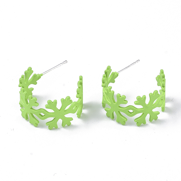 PandaHall (Jewelry Parties Factory Sale)Spray Painted Eco-Friendly Iron Stud Earrings, Half Hoop Earrings, with Raw(Unplated) Pins..., Green
PandaHall (Jewelry Parties Factory Sale)Spray Painted Eco-Friendly Iron Stud Earrings, Half Hoop Earrings, with Raw(Unplated) Pins..., Green