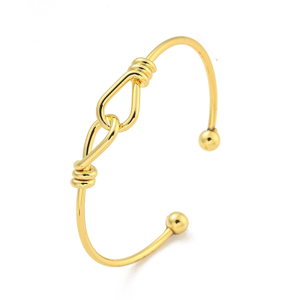 PandaHall Cross Knot Brass Open Cuff Bangles for Women, Real 18K Gold Plated, Inner Diameter: 1-7/8x2-1/4 inch(4.8x5.7cm) Brass Cross
PandaHall Cross Knot Brass Open Cuff Bangles for Women, Real 18K Gold Plated, Inner Diameter: 1-7/8x2-1/4 inch(4.8x5.7cm) Brass Cross