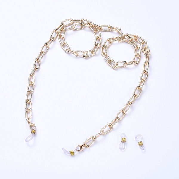 PandaHall Aluminum Paperclip Chains Glasses Neck Cord, Strap Eyeglass String Holder, with Alloy Lobster Claw Clasps and Rubber Loop Ends...
PandaHall Aluminum Paperclip Chains Glasses Neck Cord, Strap Eyeglass String Holder, with Alloy Lobster Claw Clasps and Rubber Loop Ends...