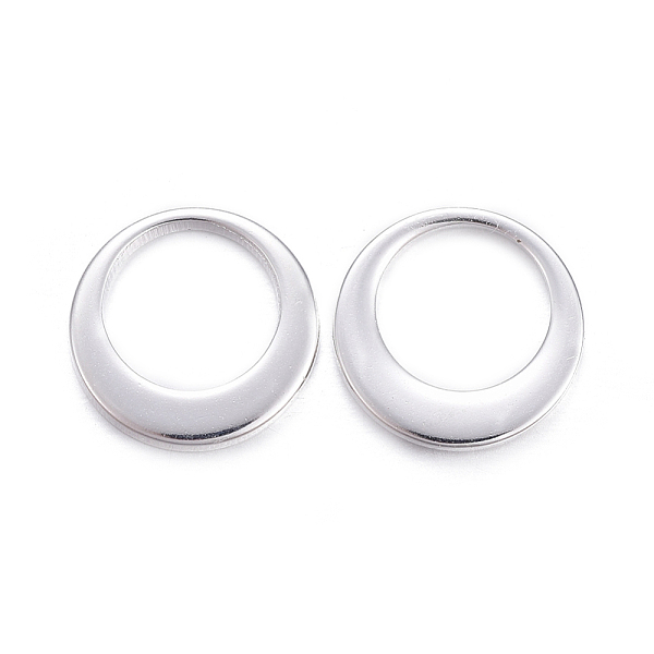 PandaHall Stainless Steel Ring Charms, Silver Color Plated, 10x1mm, Hole: 7mm Stainless Steel Ring
PandaHall Stainless Steel Ring Charms, Silver Color Plated, 10x1mm, Hole: 7mm Stainless Steel Ring