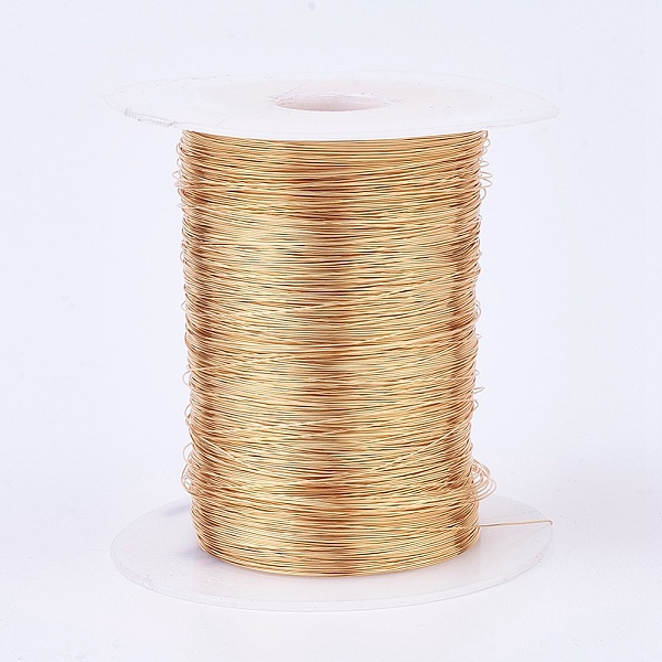 PandaHall Eco-Friendly Copper Wire, Copper Beading Wire for Jewelry Making, Long-Lasting Plated, Golden, 21 Gauge, 0.7mm Copper Round
PandaHall Eco-Friendly Copper Wire, Copper Beading Wire for Jewelry Making, Long-Lasting Plated, Golden, 21 Gauge, 0.7mm Copper Round