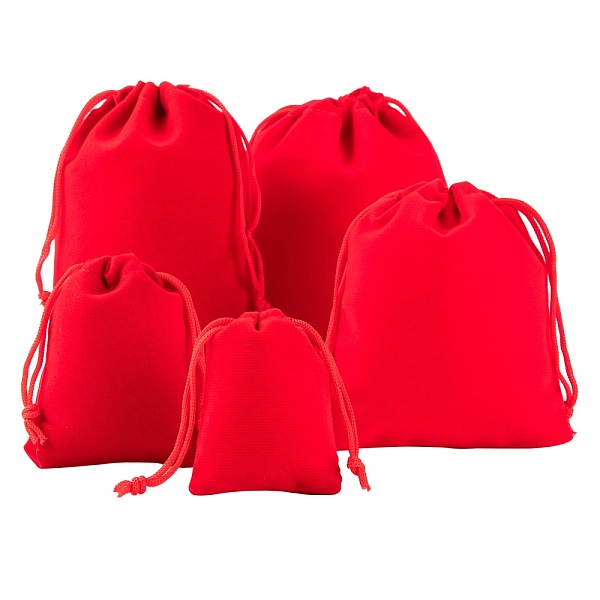 PandaHall 5 Style Rectangle Velvet Pouches, Candy Gift Bags Christmas Party Wedding Favors Bags, Red, 40pcs/bag Velvet Red
PandaHall 5 Style Rectangle Velvet Pouches, Candy Gift Bags Christmas Party Wedding Favors Bags, Red, 40pcs/bag Velvet Red