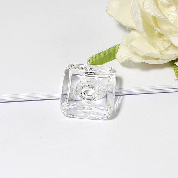 PandaHall Handmade Lampwork Perfume Bottle Pendant, Square&Heart, Clear, 20x20mm Lampwork Square Clear
PandaHall Handmade Lampwork Perfume Bottle Pendant, Square&Heart, Clear, 20x20mm Lampwork Square Clear