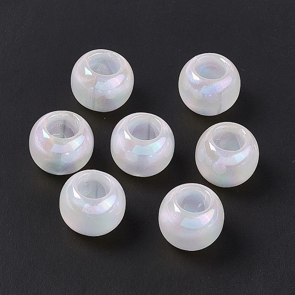 PandaHall Opaque Acrylic Beads, AB Color, Rondelle, White, 17.5x14mm, Hole: 8.8mm Acrylic Rondelle White
PandaHall Opaque Acrylic Beads, AB Color, Rondelle, White, 17.5x14mm, Hole: 8.8mm Acrylic Rondelle White