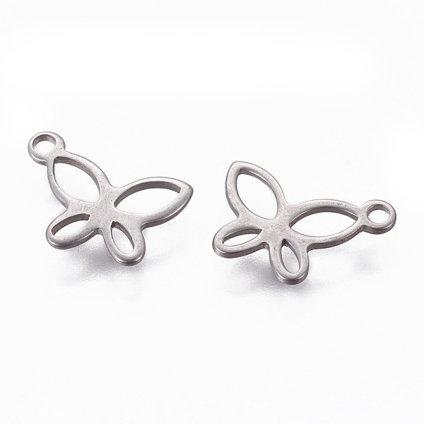 PandaHall 304 Stainless Steel Charms, Butterfly, Stainless Steel Color, 11x7.5x0.8mm, Hole: 1.2mm 304 Stainless Steel Butterfly
PandaHall 304 Stainless Steel Charms, Butterfly, Stainless Steel Color, 11x7.5x0.8mm, Hole: 1.2mm 304 Stainless Steel Butterfly