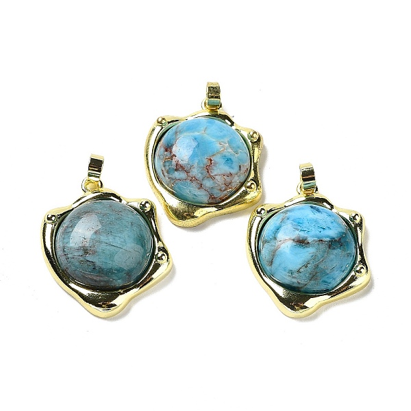 PandaHall Natural Apatite Pendants, Rack Plating Golden Plated Brass Nuggets Charms, Cadmium Free & Lead Free, 23.5x19x6.5mm, Hole...
PandaHall Natural Apatite Pendants, Rack Plating Golden Plated Brass Nuggets Charms, Cadmium Free & Lead Free, 23.5x19x6.5mm, Hole...