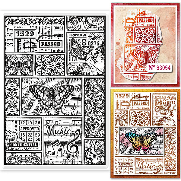 PandaHall GLOBLELAND Vintage Figure Clear Stamps Retro Butterfly Clear Stamps Music Sheet Note Clear Stamps for Cards Making Photo Album...
PandaHall GLOBLELAND Vintage Figure Clear Stamps Retro Butterfly Clear Stamps Music Sheet Note Clear Stamps for Cards Making Photo Album...