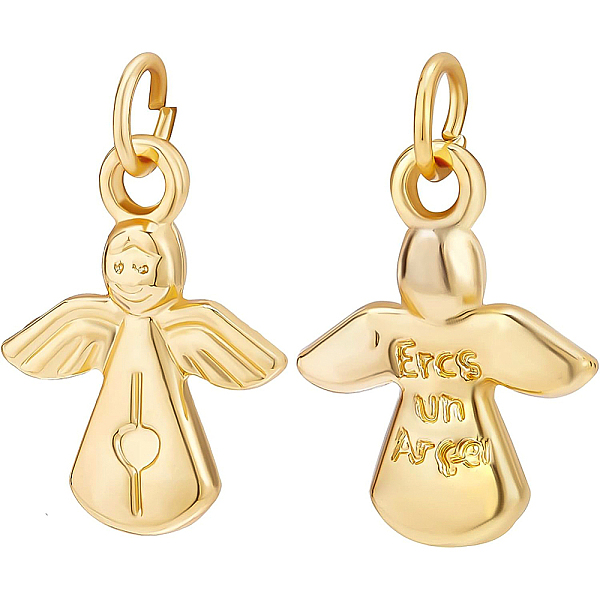 PandaHall BENECREAT 30Pcs Alloy Pendants, Long-Lasting Plated, with Jump Ring, Angel, Real 18K Gold Plated, 16.5x13x3mm, Hole: 2.5mm Alloy...
PandaHall BENECREAT 30Pcs Alloy Pendants, Long-Lasting Plated, with Jump Ring, Angel, Real 18K Gold Plated, 16.5x13x3mm, Hole: 2.5mm Alloy...